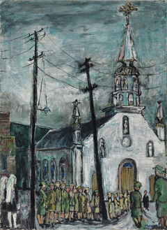 Roman Catholic Church Parade, Ottawa by Molly Bobak