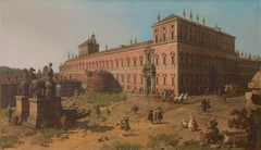 Rome: The Piazza del Quirinale by Canaletto