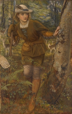 Rosalind in As You Like It by Arthur Hughes