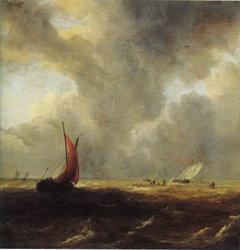 Sailing Vessels in a Choppy Sea