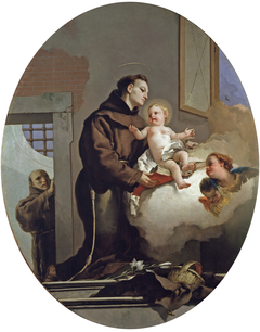 Saint Anthony of Padua with the Infant Christ by Giovanni Battista Tiepolo