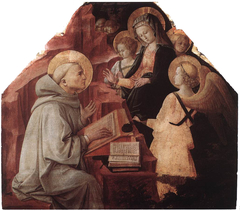 Saint Bernard's Vision of the Virgin by Filippo Lippi