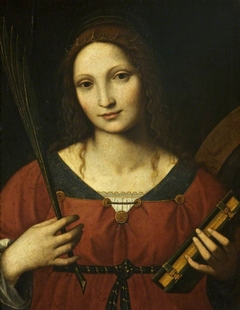 Saint Catherine of Alexandria (d.307) by after Bernardino Luini