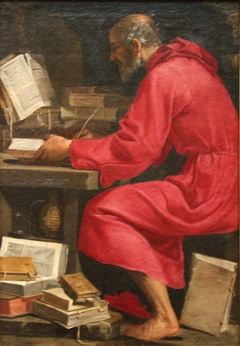 Saint Jérôme écrivant by Rutilio di Lorenzo Manetti