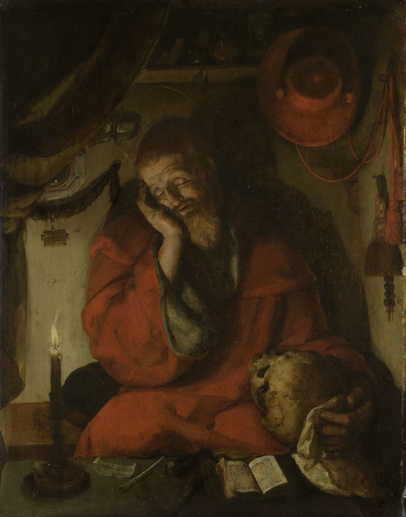 Saint Jerome in his Study by Candlelight