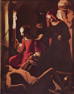Saint Sebastian tended by Saint Irene by Georges de La Tour