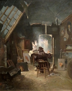 Samuel Marsden Brookes in His Studio by Edwin Deakin