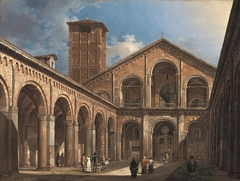 San Ambrogio in Mailand by Giovanni Migliara