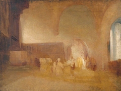Scene in a Church or Vaulted Hall by J. M. W. Turner