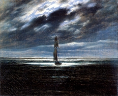 Seapiece by Moonlight by Caspar David Friedrich