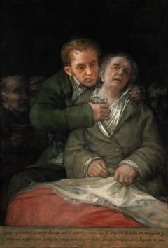 Self-portrait with Dr Arrieta by Francisco de Goya