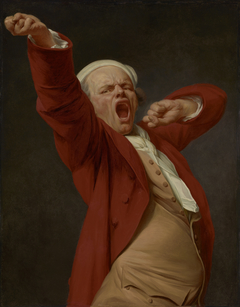 Self-Portrait, Yawning by Joseph Ducreux