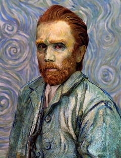 Self-Portraits through Art History (Van Gogh / Blue) by Yasumasa Morimura