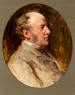 Sir John Everett Millais - Painted Jointly with the Sitter - Sir George Reid - ABDAG003989 by George Reid