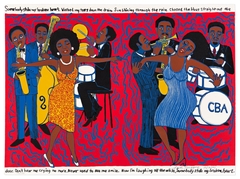 Somebody Stole My Broken Heart by Faith Ringgold