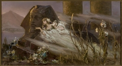 Sphinx and a woman phantom by Wilhelm Kotarbiński