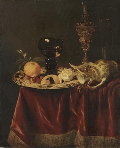 Still Life with a Silver Dish and Goblet