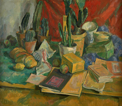 Still-Life with Cactuses by René Beeh