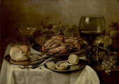 Still Life with Crab, Rummer and Grape