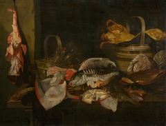 Still Life with Fish by Abraham van Beijeren