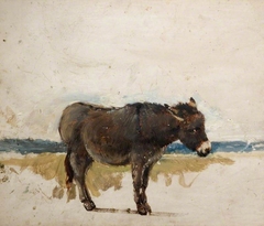 Study of a Donkey by David Cox Jr