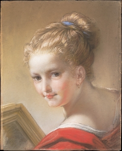 Study of a Girl in Red by Benedetto Luti