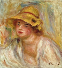 Study of a Girl by Auguste Renoir