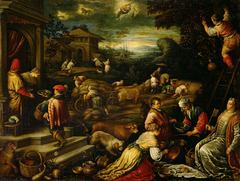Summer (June, July, August) by Francesco Bassano the Younger