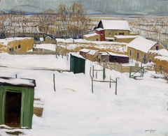 Taos in the Snow by Walter Ufer