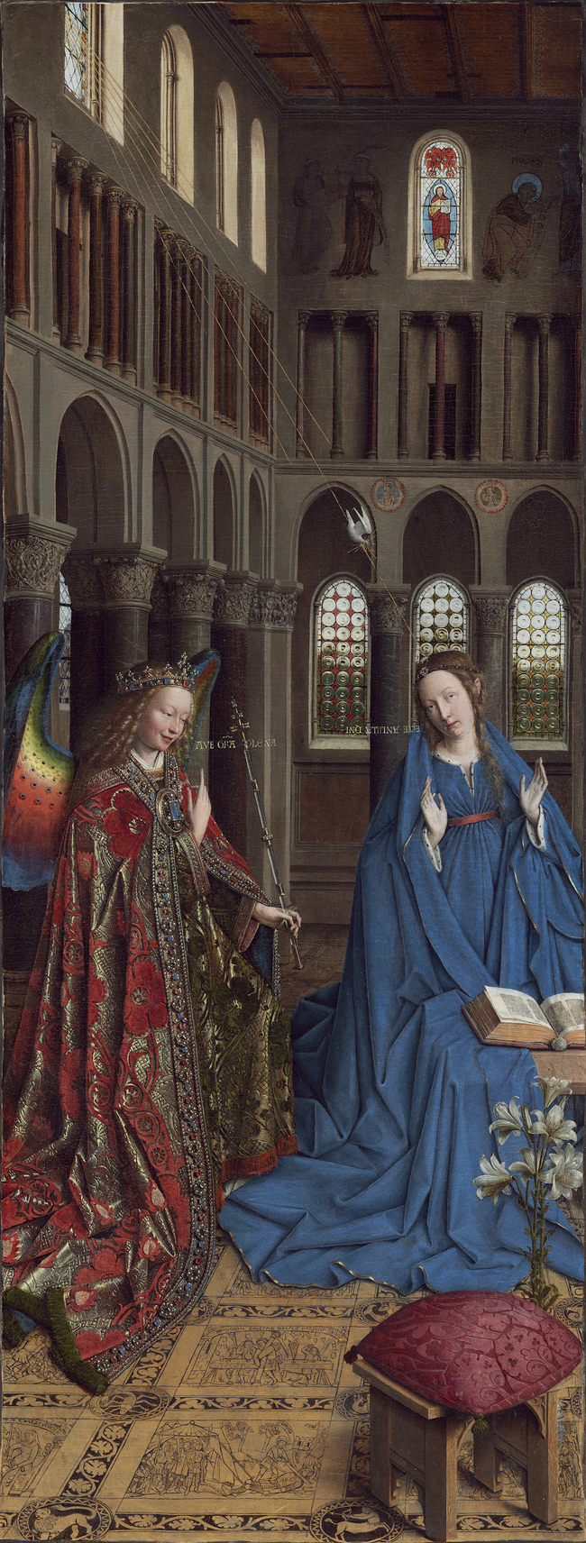 "The Annunciation" Jan Van Eyck - Artwork On USEUM