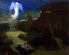 The Annunciation to the Shepherds by Henry Ossawa Tanner