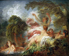 The Bathers by Jean-Honoré Fragonard
