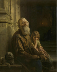 The Blind Beggar by Josephus Laurentius Dyckmans
