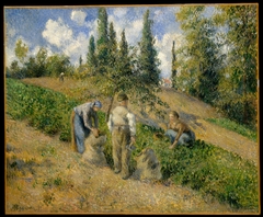 The Harvest, Pontoise (La Récolte, Pontoise) by Camille Pissarro