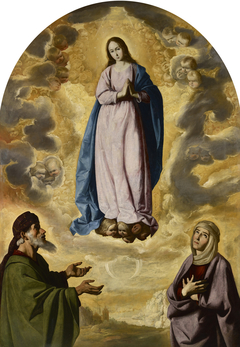 The Immaculate Conception with Saint Joachim and Saint Anne by Francisco de Zurbarán