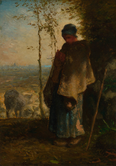 The Little Shepherdess by Jean-François Millet