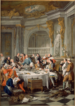 The Lunch of Oysters by Jean François de Troy