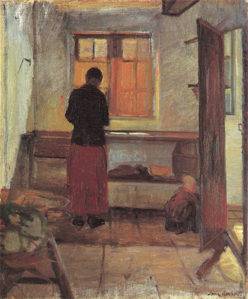 The maid in the kitchen. Study