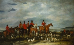 The Meet of the Keith Hall Foxhounds by John Ferneley