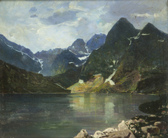 The Morskie Oko Lake by Antoni Gramatyka