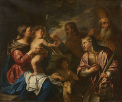 The Mystic Marriage of St Catherine by Pieter Thijs
