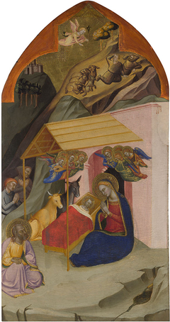 The Nativity and Annunciation to the Shepherds by Jacopo di Cione