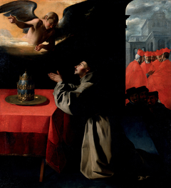 The Prayer of St. Bonaventura about the Selection of the New Pope by Francisco de Zurbarán
