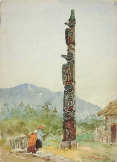 The Raven Totem Pole by Theodore J Richardson