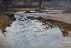 The River at Beaulieu by Frits Thaulow