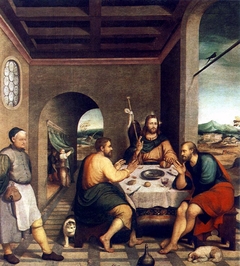 The Supper at Emmaus by Jacopo Bassano