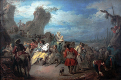The troops rest (war) by Jean-Baptiste Pater