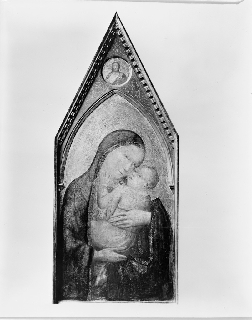 The Virgin and Child, with Christ Blessing