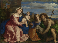 The Virgin and Child with Saints Catherine of Alexandria and John the Baptist