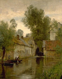 The Water Mill by Ernest Waterlow